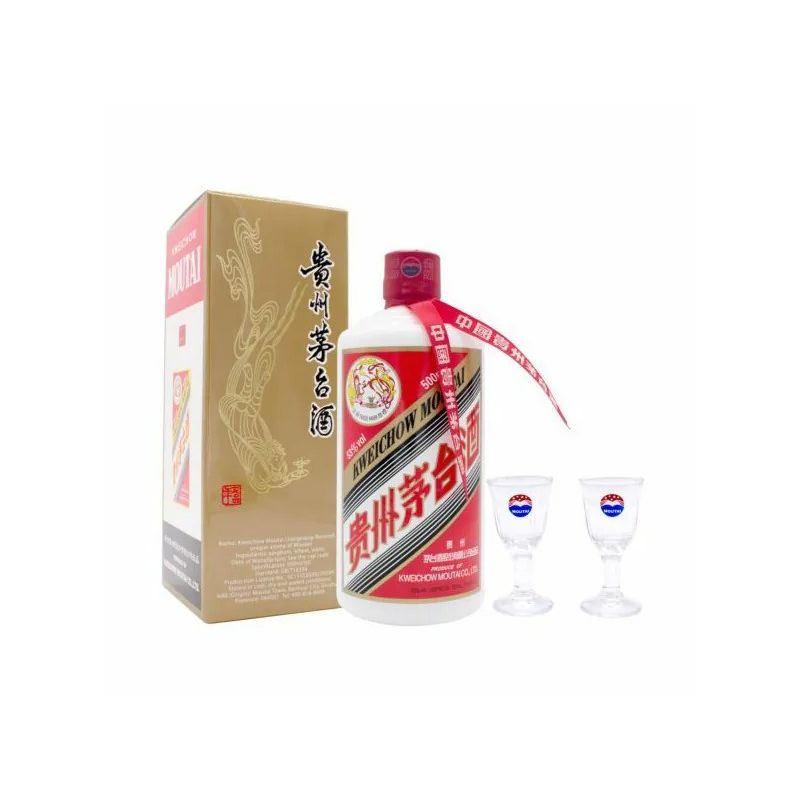 Moutai 53% Flying Fairy Brand KweiChow Moutai Chiew 500 mL(2023) 貴州 飛天茅台 醬香型白酒 53度 500 mL 禮盒裝(2023年)