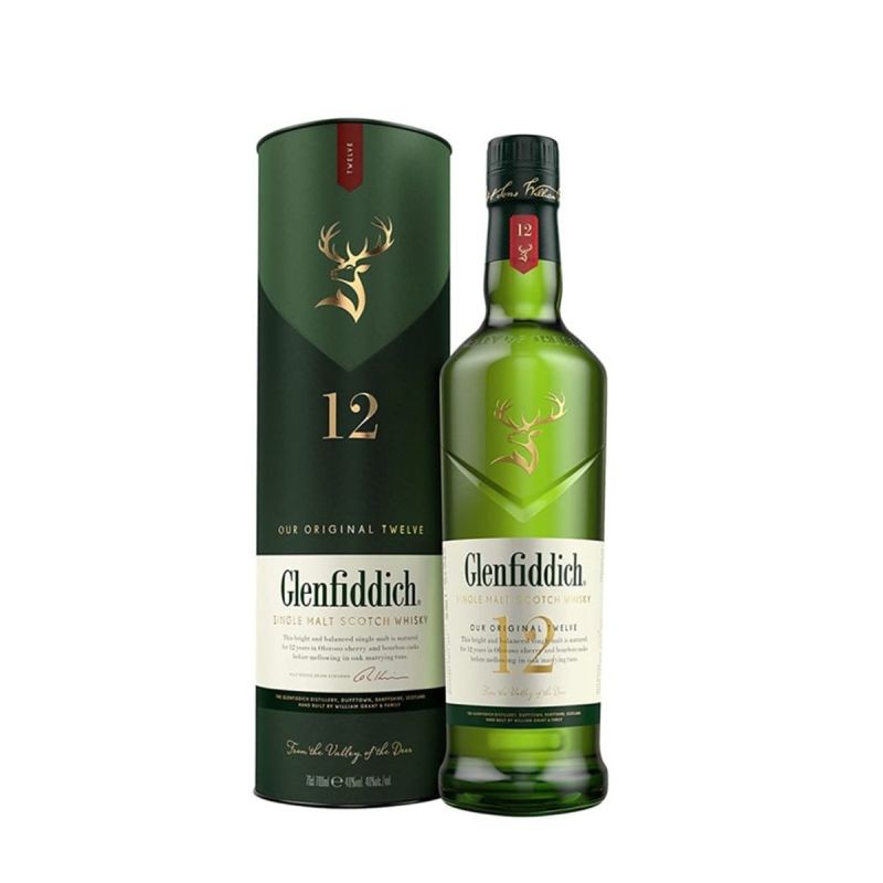 Glenfiddich 12 Years 700 mL 英國蘇格蘭格蘭菲迪12年單一麥芽威士忌