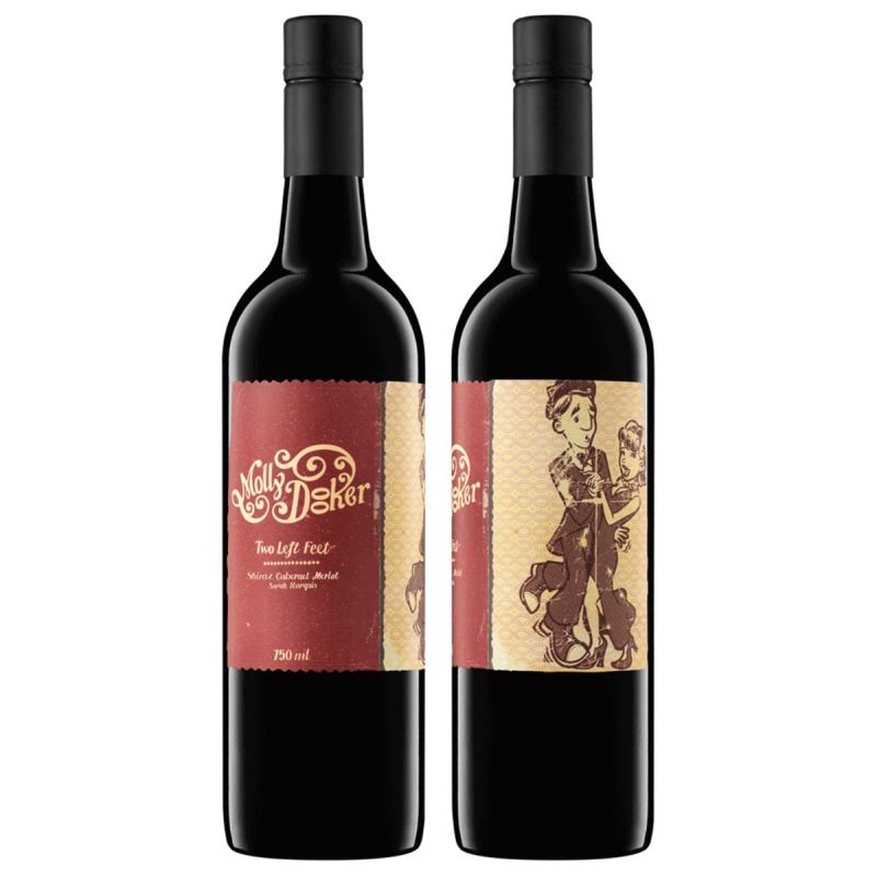 Mollydooker Two Left Feet Shiraz Merlot Cabernet 2021 750ml 澳洲左撇子笨手笨腳紅酒 