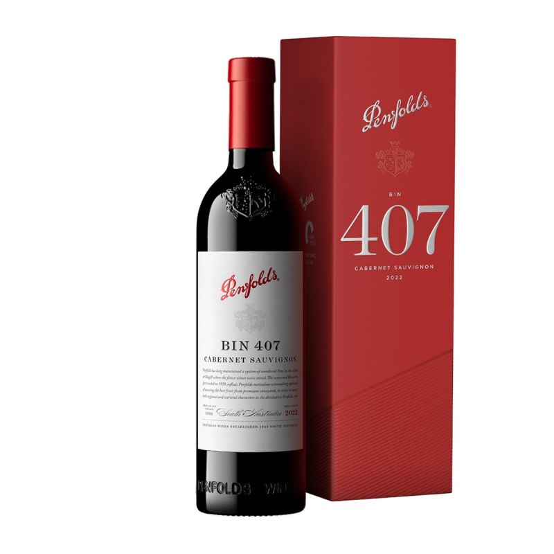 Penfolds Bin 407 Cabernet Sauvignon 2022 750ml Gift Box 澳洲奔富Bin 407 紅酒 禮盒裝