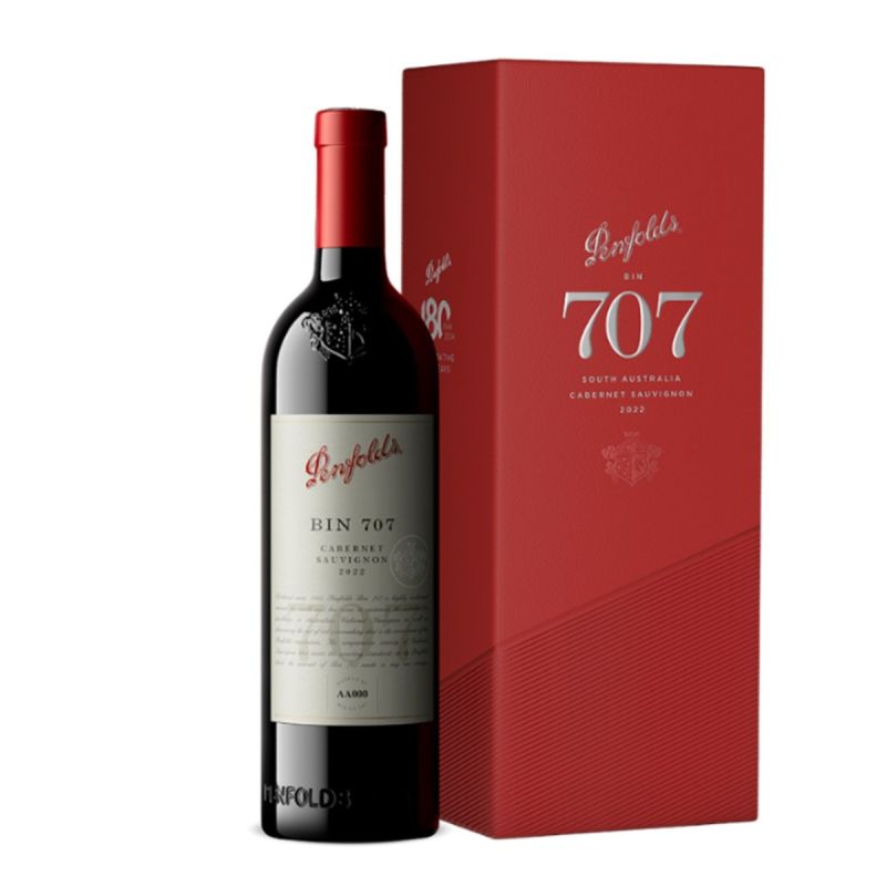 Penfolds Bin 707 Cabernet Sauvignon 2022 Gift Box 750ml 澳洲奔富Bin 707赤霞珠紅酒禮盒裝