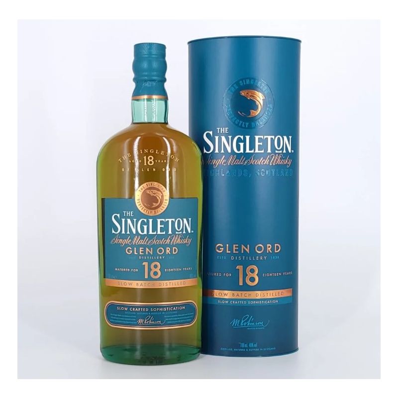 The Singleton 18 Years Old Glen Ord Single Malt Scotch Whisky with Glasses 700 mL 蘇格登 18 年 單一麥芽蘇格蘭威士忌（Glen Ord）700 mL 