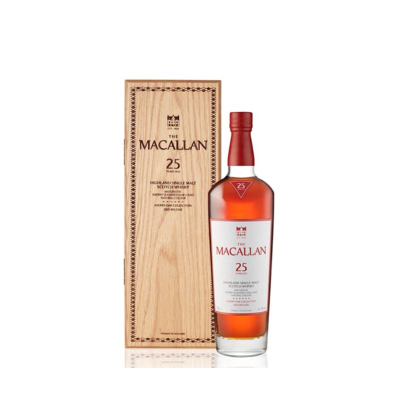 The Macallan 25 Years Old Sherry Oak 43% 700 mL (2025)  英國蘇格蘭麥卡倫25年雪莉桶