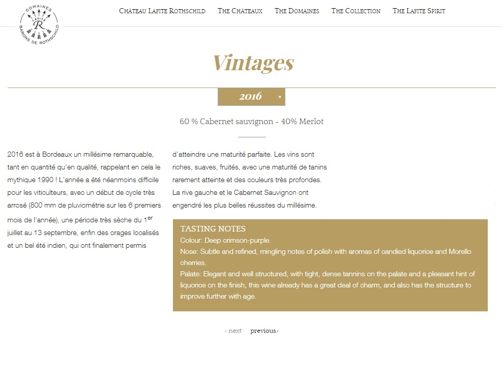 Saga Médoc
Thanks to the diversity of the soil, the Médoc is able to produce a uniquely varied range of wines to suit all occasions.

The Collection’s Médoc is the result of rigorous s</div>
</div>
                </div>
                                            <div class=