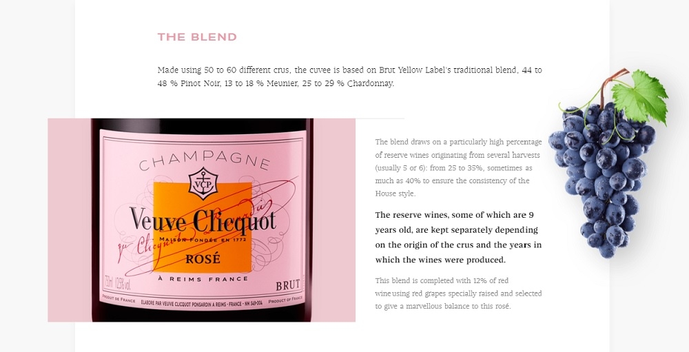 Veuve Clicquot 'TseTse' is a head turner with the stunning feathers and band, reminiscent of the flirty, fun roaring 1920's. Inside the fancy exterior you find a Rose Champagne that has intense aromas of wild strawberries, fresh raspberries and cherry followed by summer pudding bready characters on the elegant palate.