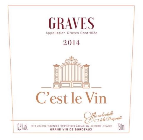 Cest Le Vin Graves Blanc 格拉夫白葡萄酒